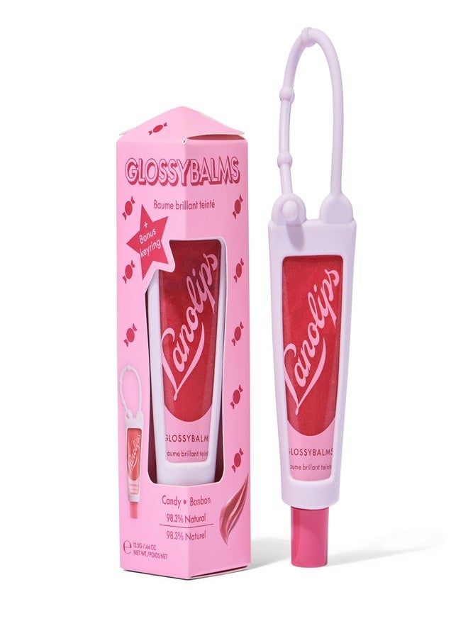 Lanolips Glossybalm Candy Bauble - Ultra Hydrating Tinted Lip Gloss for Dry, Chapped Lips - Flavored Natural Lanolin Lip Balm with Lanolin Oil, Vitamin E & Mica for Lip Care & Shine (0.35 Ounce) - Image 1
